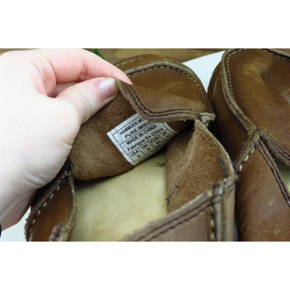 BAFFIN Shoes Sz 9 M Brown Loafer Leather Men - Picture 6 of 8